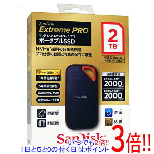 �y�V�i�󂠂�(�������E��Ԃ�)�z SANDISK �|�[�^�u��SSD �G�N�X�g���[�� �v�� SDSSDE81-2T00-J25 2TB
