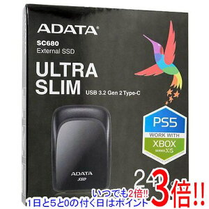 A-DATA�� SSD SC680 ASC680-240GU32G2-CBK �u���b�N 240GB