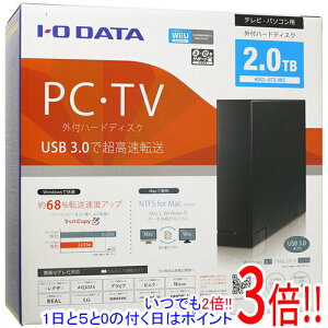 �y�����ۏؑΉ�!!�z�y�V�i(�������E��Ԃ�)�z I-O DATA���O�tHD HDCL-UT2.0KC 2.0TB USB2.0/3.0