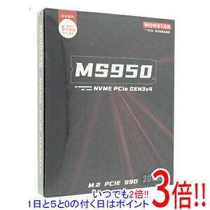 �y1����5.0�̂����A18���̓|�C���g3�{�I�zMONSTER STORAGE M.2 2280 SSD 2TB MS950G30PCIe3-02TB