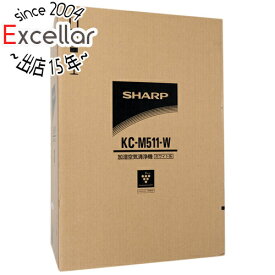 【いつでも2倍！5．0のつく日は3倍！1日も18日も3倍！】SHARP 床置き型プラズマクラスター加湿空気清浄機 KC-M511-W ホワイト