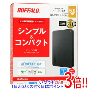 �y�����ۏؑΉ�!!�zBUFFALO��PortableHD HD-PCFS5.0U3-GBA 5TB