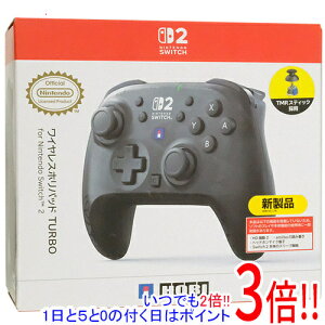 �y�V�i�󂠂�(�������E��Ԃ�)�z HORI ���C�����X�z���p�b�h TURBO for Nintendo Switch 2 NSX-126 �~�X�g�u���b�N