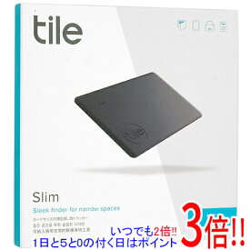 【いつでも2倍！5．0のつく日は3倍！1日も18日も3倍！】Tile 紛失防止タグ Tile Slim (2020) ブラック RE-23001-AP