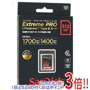 SanDisk Cfexpress�J�[�h Type B �G�N�g���[�� �v�� SDCFE-512G-JN4NN 512GB