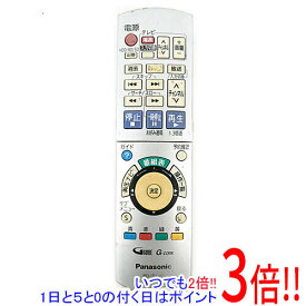 【1日と5.0のつく日、18日はポイント3倍！】【中古】Panasonic BD/DVDビデオレコーダー用リモコン EUR7658YB0 本体いたみ