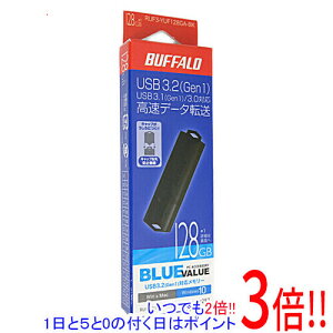 �y1����5.0�̂����A18���̓|�C���g3�{�I�zBUFFALO USB3.0�p USB�������[ RUF3-YUF128GA-BK 128GB �u���b�N