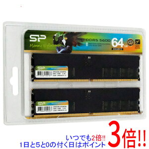 �y1����5.0�̂����A18���̓|�C���g3�{�I�zSilicon Power �f�X�N�g�b�v�p SP064GBLVU560F22 DDR5 PC5-44800 32GB 2���g