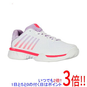 �y1����5.0�̂����A18���̓|�C���g3�{�I�zDUNLOP �_�����b�v 23.0cm �e�j�X�V���[�Y HYPERCOURT EXPRESS 2 WOMEN KS96613182WP �z���C�g×�p�[�v��