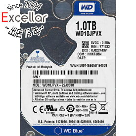 【いつでも2倍！5．0のつく日は3倍！1日も18日も3倍！】WesternDigital ノート用HDD 2.5inch WD10JPVX 1TB