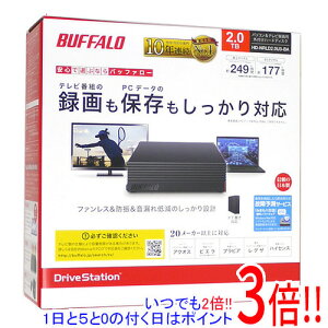 �y�����ۏؑΉ�!!�zBUFFALO �O�t���n�[�h�f�B�X�N HD-NRLD2.0U3-BA 2TB �u���b�N