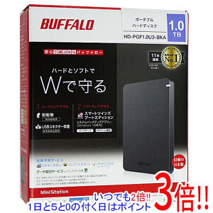 �y�����ۏؑΉ�!!�zBUFFALO��PortableHD HD-PGF1.0U3-BKA 1TB �u���b�N