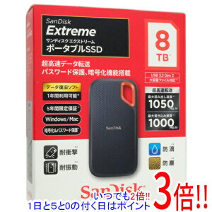 �y1����5.0�̂����A18���̓|�C���g3�{�I�zSANDISK �|�[�^�u��SSD �G�N�X�g���[�� SDSSDE61-8T00-J25 �u���b�N