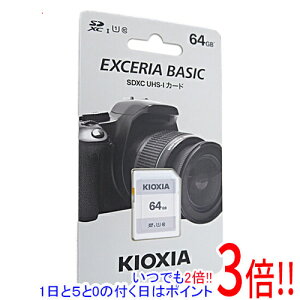 y15.0̂A18̓|Cg3{IzLINVA SDXC[J[h EXCERIA BASIC KSDER45N064G 64GB