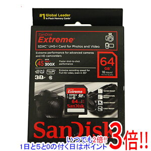 y15.0̂A18̓|Cg3{IzSanDisk SDXC[J[h SDSDX-064G-X46 64GB