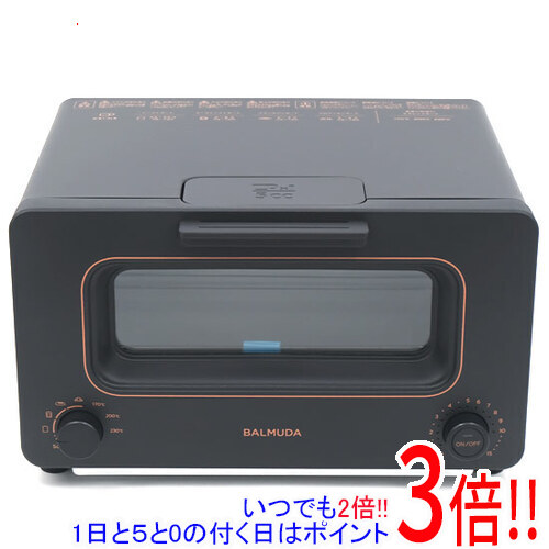 延長保証 まとめて購入はココ ブラック BALMUDA Toaster The K05A-BK スピード対応 正規店 全国送料無料