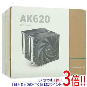 �y1����5.0�̂����A18���̓|�C���g3�{�I�z�y�V�i�󂠂�(�������E��Ԃ�)�z DEEPCOOL ��⎮CPU�N�[���[ AK620 R-AK620-BKNNMT-G