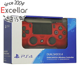 【いつでも2倍！5．0のつく日は3倍！1日も18日も3倍！】【中古】SONY ワイヤレスコントローラー DUALSHOCK4 マグマ・レッド CUH-ZCT2J11 元箱あり