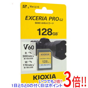 �y1����5.0�̂����A18���̓|�C���g3�{�I�z�L�I�N�V�A SDXC�������[�J�[�h EXCERIA PRO G2 KSDHU-B128G 128GB