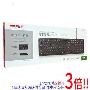 BUFFALO USB�ڑ� �L���X�^���_�[�h�L�[�{�[�h �p��z�� BSKBU110ENBK �u���b�N