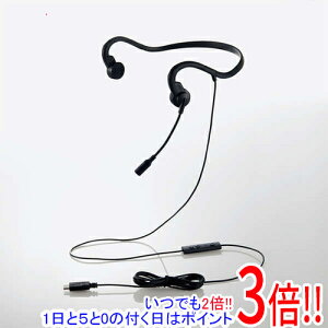 �y�����ۏؑΉ�!!�zELECOM �L�����`���w�b�h�Z�b�g USB Type-C HS-BC05CBK �u���b�N