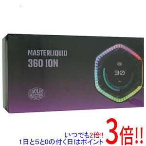�y1����5.0�̂����A18���̓|�C���g3�{�I�z�y�V�i�󂠂�(�������E��Ԃ�)�z CoolerMaster CPU�N�[���[ MasterLiquid 360 ION MLY-D36M-A24PZ-R1 �u���b�N