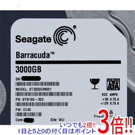 【1日と5.0のつく日、18日はポイント3倍！】SEAGATE製HDD ST3000DM001 3TB SATA600 7200