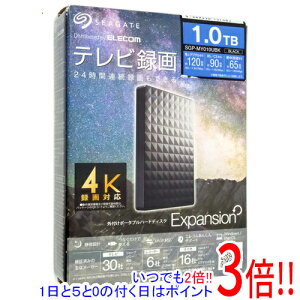 �y1����5.0�̂����A18���̓|�C���g3�{�I�zSEAGATE �|�[�^�u���n�[�h�f�B�X�N SGP-MY010UBK �u���b�N 1TB