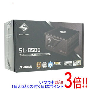 �y1����5.0�̂����A18���̓|�C���g3�{�I�zASRock �d�����j�b�g Steel Legend SL-850G �u���b�N