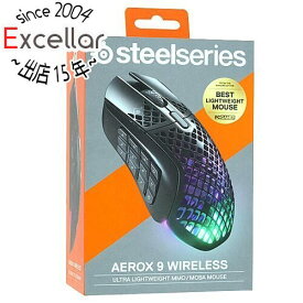 【いつでも2倍！5．0のつく日は3倍！1日も18日も3倍！】SteelSeries ゲーミングマウス Aerox 9 Wireless 62618