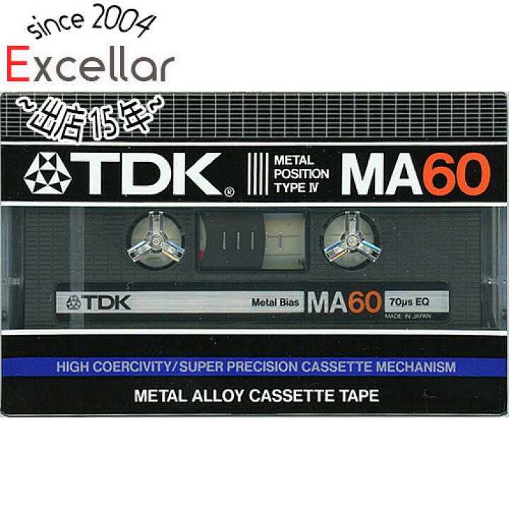 楽天市場】TDK メタルポジションTYPE-IV カセットテープ MA60 60分 