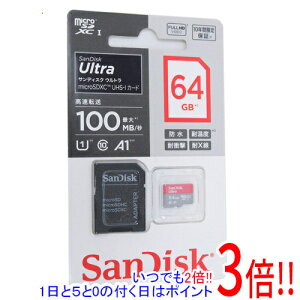 y15.0̂A18̓|Cg3{IzSanDisk microSDXC[J[h SDSQUAR-064G-JN3MA 64GB