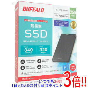 yۏؑΉ!!zBUFFALO OtSSD SSD-PG250U3-BC 250GB ubN
