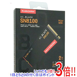 �y1����5.0�̂����A18���̓|�C���g3�{�I�zWestern Digital SSD WD_Black SN8100 NVMe SSD WDS200T1X0M 2TB