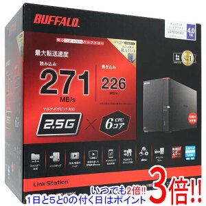yۏؑΉ!!zyVi󂠂(EԂ)z BUFFALO LinkStation LS720D0402 4TB