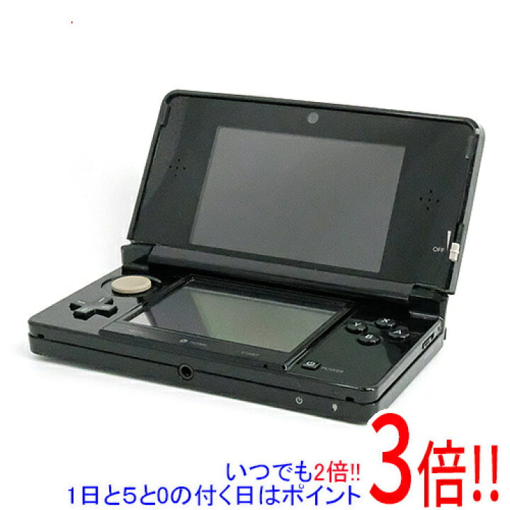 楽天市場】【中古】任天堂 ニンテンドー3DS クリアブラック CTR-S-KGBA 
