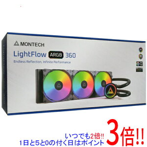 �y1����5.0�̂����A18���̓|�C���g3�{�I�zMONTECH������CPU�N�[���[ LightFlow ARGB 360���u���b�N���V�i���J��