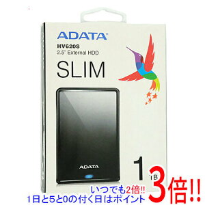 �y�V�i�󂠂�(�������E��Ԃ�)�z ADATA PortableHD AHV620S-1TU31-CBK 1TB