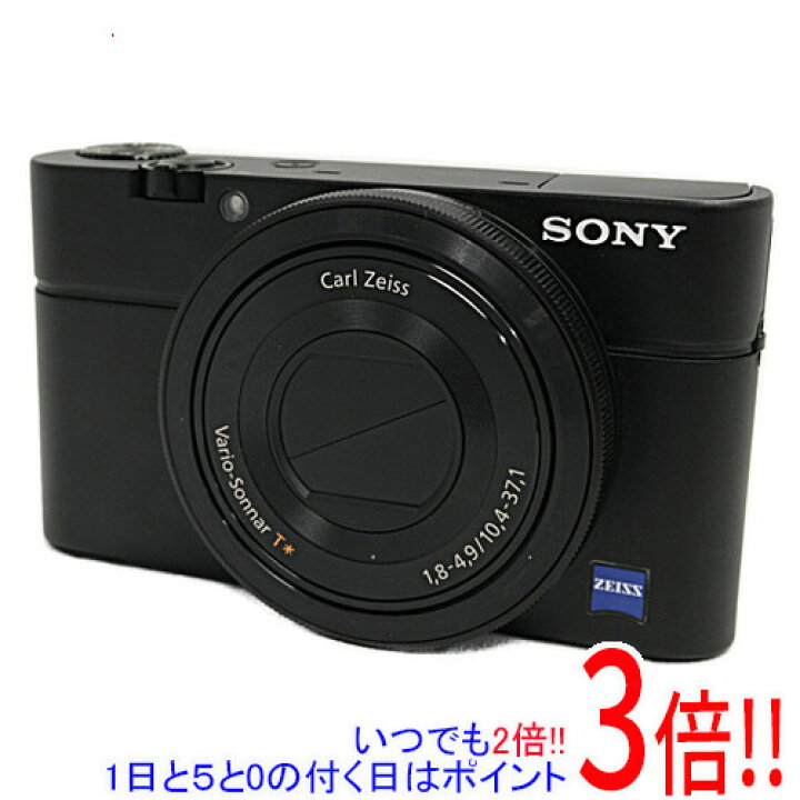 楽天市場】【中古】SONY製 Cyber-shot DSC-RX100 ブラック 2020万画素 