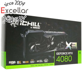 【いつでも2倍！5．0のつく日は3倍！1日も18日も3倍！】Inno3Dグラボ GeForce RTX 4080 16GB ICHILL X3 C40803-166XX-187049H PCIExp 16GB