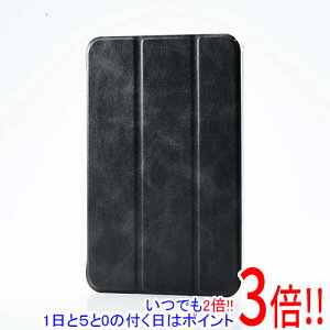 �y1����5.0�̂����A18���̓|�C���g3�{�I�zELECOM iPad mini(A17 Pro) �t���b�v�P�[�X ���^�y�� �w�ʃN���A 2�A���O�� TB-A25SWVBK �u���b�N