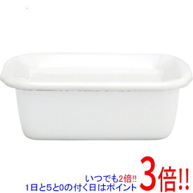 【1日と5.0のつく日、18日はポイント3倍！】【新品訳あり(箱きず・やぶれ)】 野田琺瑯 保存容器 ホワイトシリーズ レクタングル 深型 琺瑯蓋付 Sサイズ WFH-S