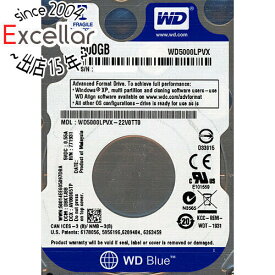 【いつでも2倍！5．0のつく日は3倍！1日も18日も3倍！】Western Digital製HDD WD5000LPVX 500GB SATA600