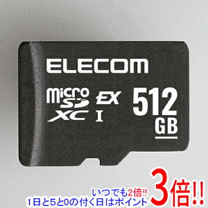 �y1����5.0�̂����A18���̓|�C���g3�{�I�zELECOM microSDXC�������[�J�[�h MF-MSE512GU13R 512GB