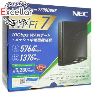yۏؑΉ!!zNEC Wi-Fi 7Ήz[[^ Aterm PA-7200D8BE
