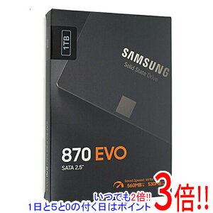 �y�V�i�󂠂�(�������E��Ԃ�)�z SAMSUNG 2.5�C���` SSD 870 EVO MZ-77E1T0B/IT 1TB