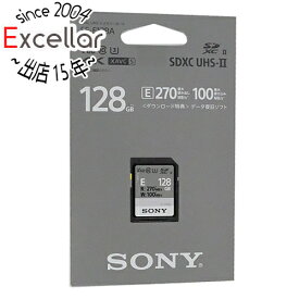 【いつでも2倍！5．0のつく日は3倍！1日も18日も3倍！】SONY製 SDXCメモリーカード 128GB SF-E128A