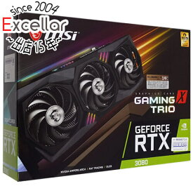 【いつでも2倍！5．0のつく日は3倍！1日も18日も3倍！】【中古】MSI製グラボ GeForce RTX 3080 GAMING X TRIO 10G PCIExp 10GB 元箱あり