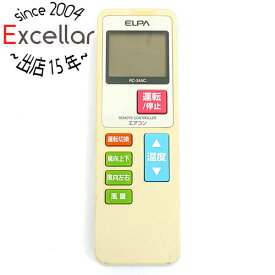 【いつでも2倍！5．0のつく日は3倍！1日も18日も3倍！】【中古】ELPA シンプルエアコンリモコン RC-34AC