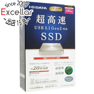 yۏؑΉ!!zI-O DATA USB 3.1 Gen2 Type-CΉ |[^uSSD SDPX-USC480SB Vo[